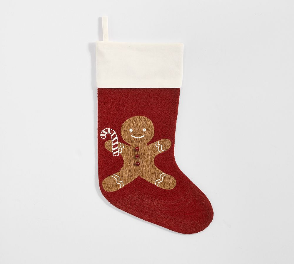 Pottery Barn Holiday Icons Crewel Stockings