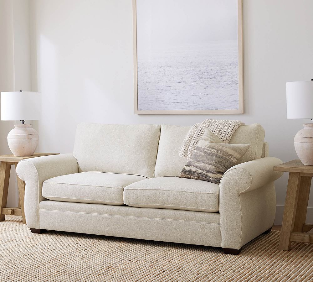 Pottery Barn Pearce Roll Arm Sofa (72"&ndash;98")