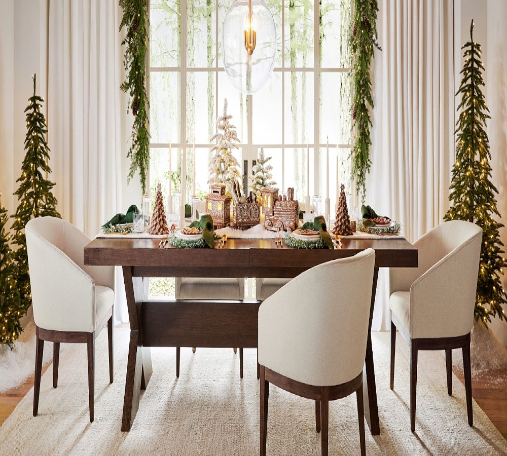 Pottery Barn Frosted Juniper Berry Charger Plates