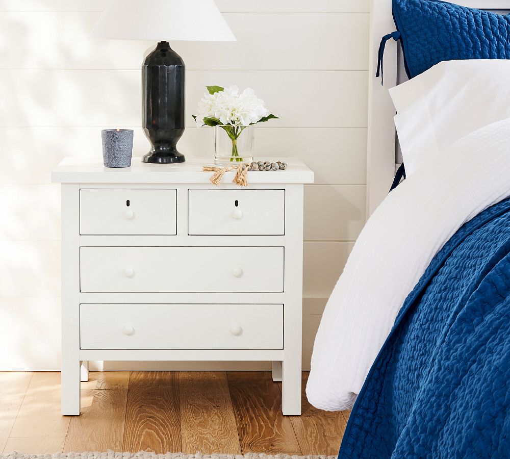 Pottery Barn Farmhouse 4-Drawer Nightstand (28.5")