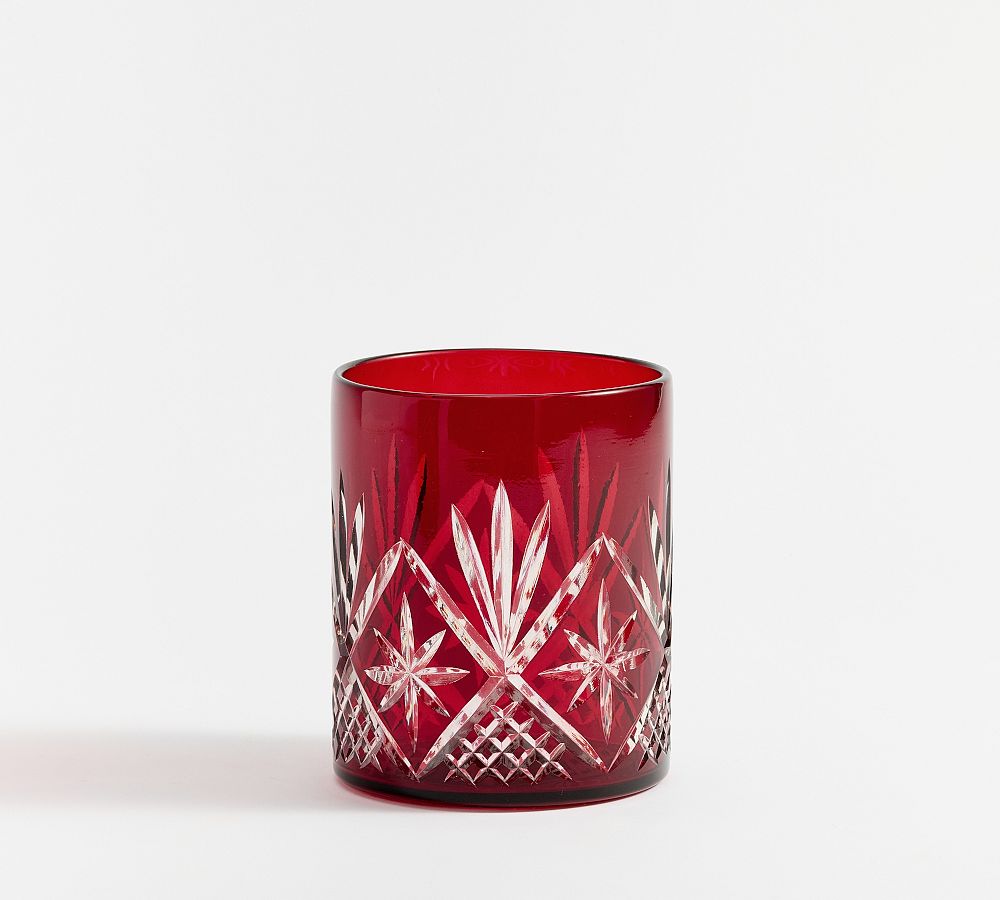 Pottery Barn Antique Cut Glass Hurricane