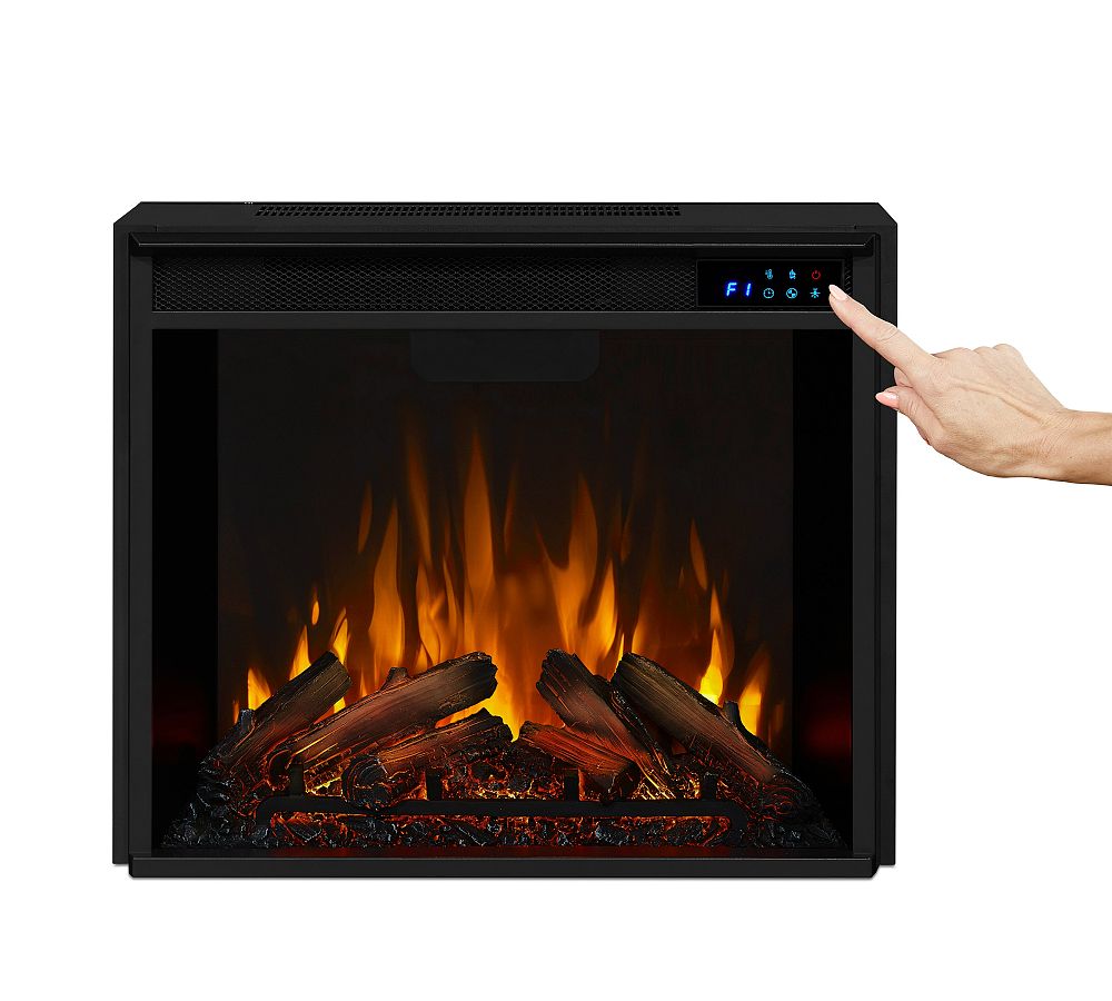 Pottery Barn Cal Electric Fireplace Media Cabinet