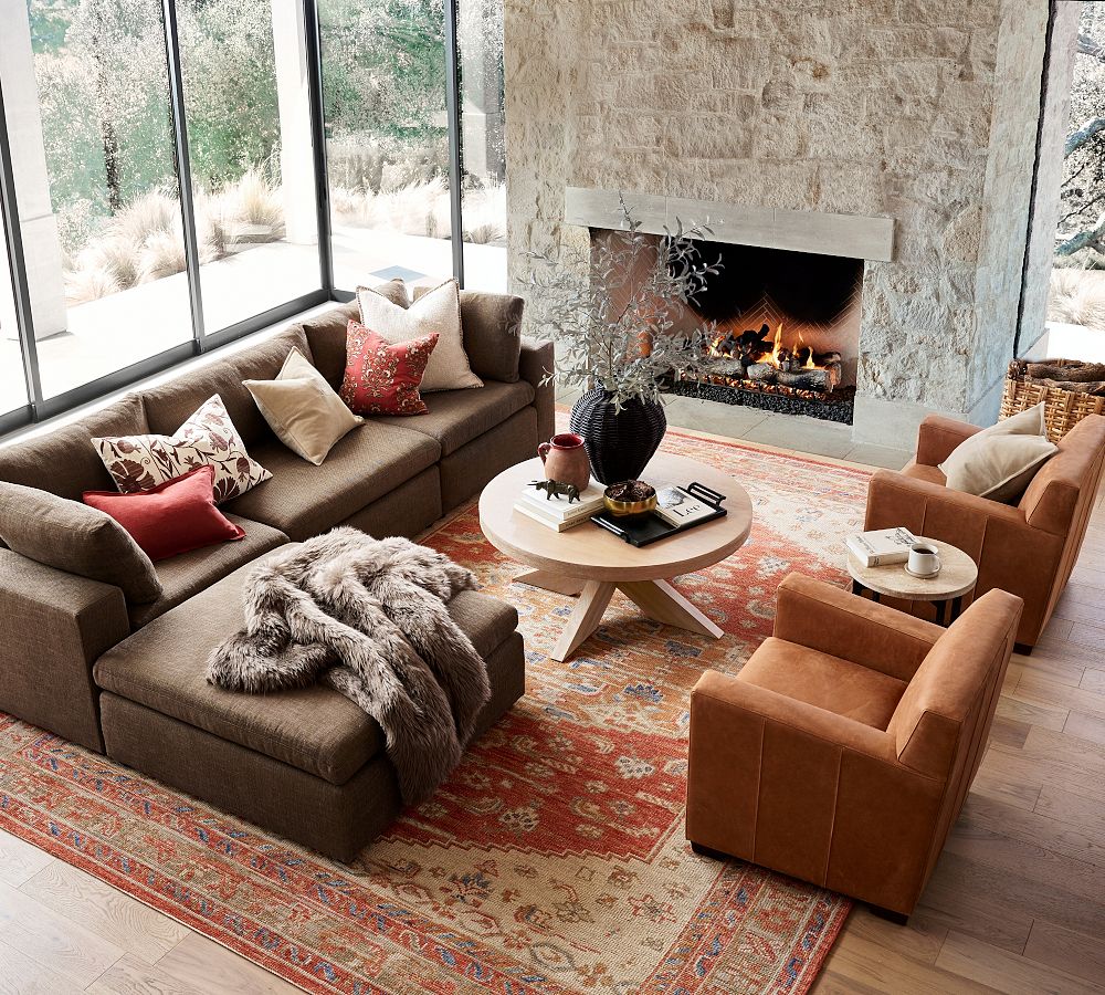 Pottery Barn Alden Hand-Knotted Wool Rug