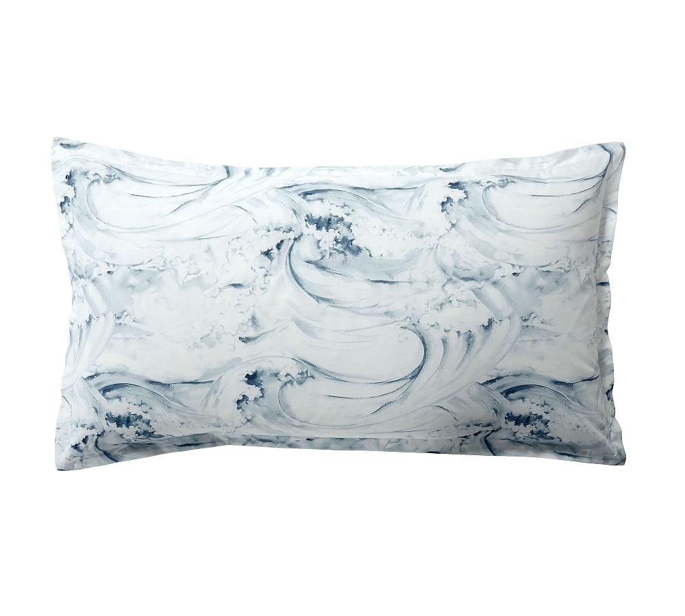 Pottery Barn Stinson Wave Organic Cotton Sham