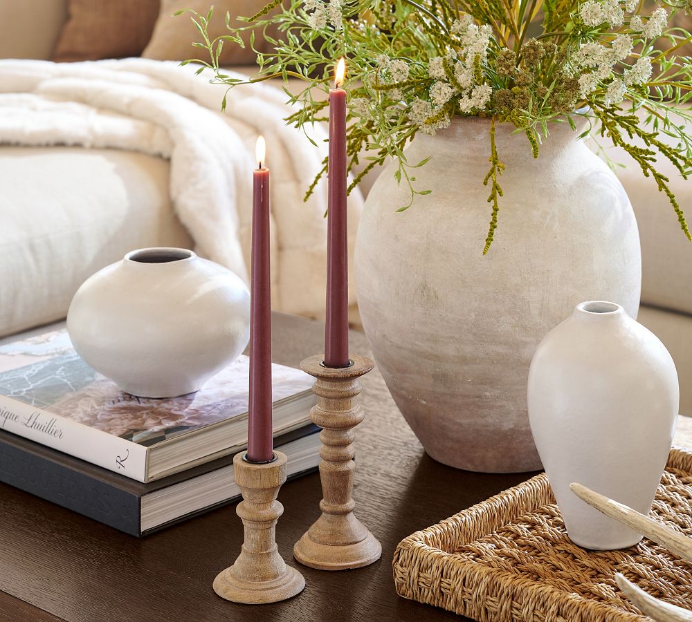 Pottery Barn Taper Candles - Set of 6
