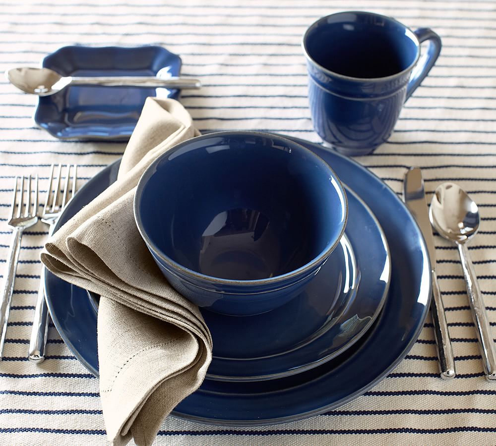 Pottery Barn Cambria Handcrafted Stoneware Dinner Plates