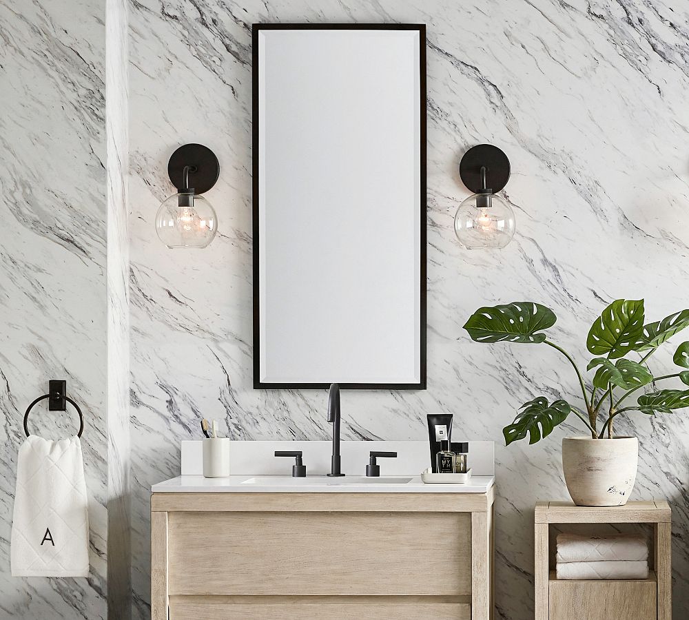 Pottery Barn Kensington Rectangular Slim Mirror