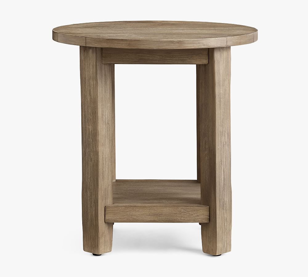 Pottery Barn Benchwright Round End Table (23")