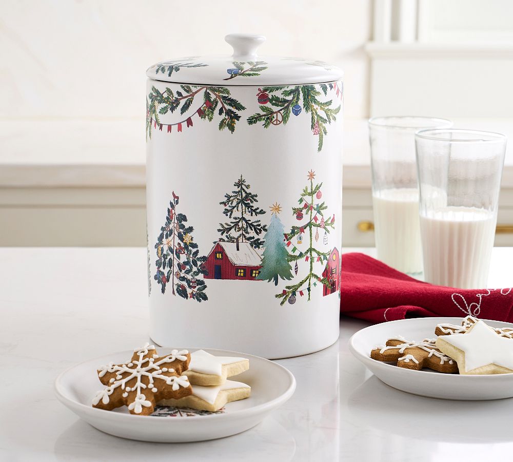 Pottery Barn Holiday Cookie Jar Collection