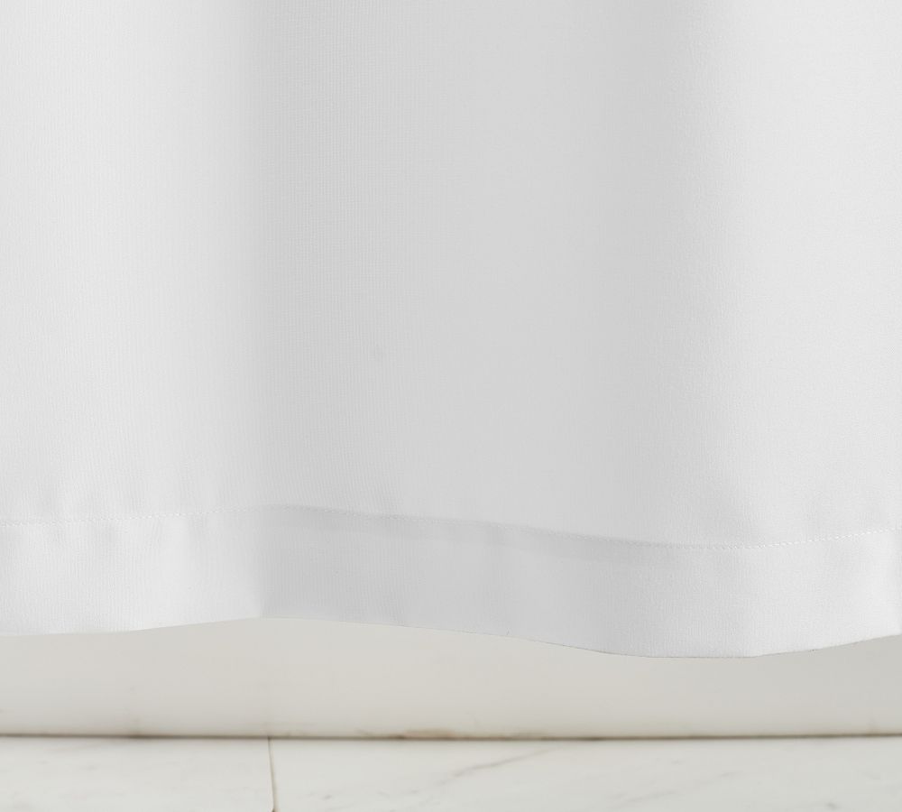 Pottery Barn Retreat Fabric Shower Curtain Liner