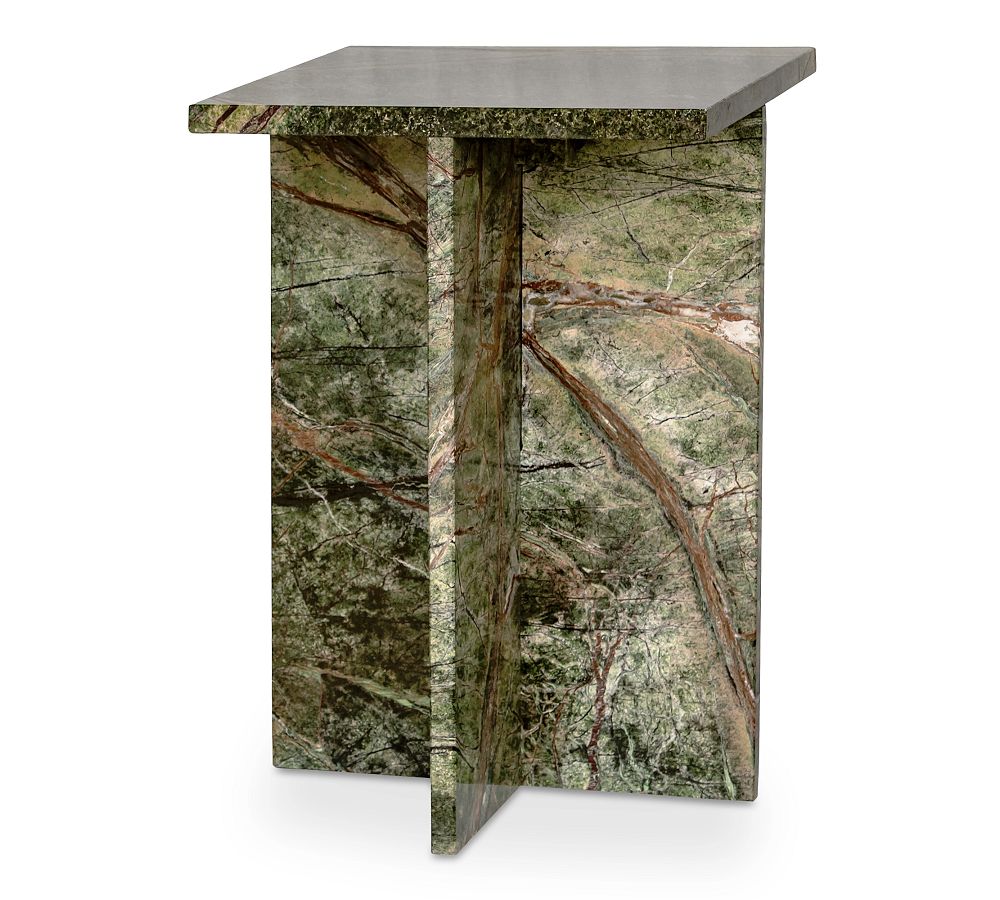 Pottery Barn Telluride Marble Square Accent Table