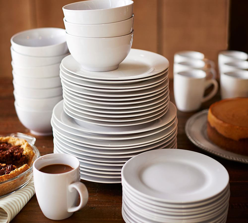 Pottery Barn Caterer's Box Porcelain Dinnerware Collection