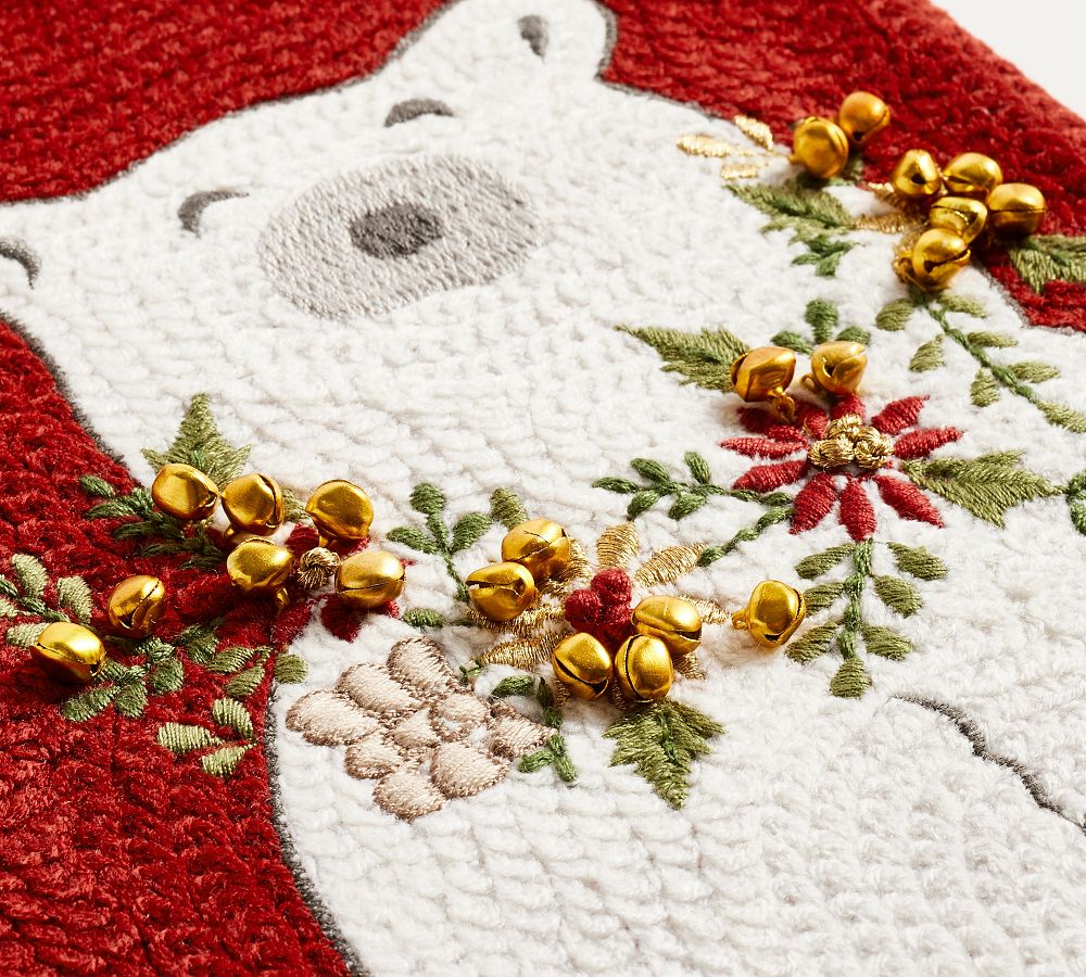 Pottery Barn Holiday Icons Crewel Stockings