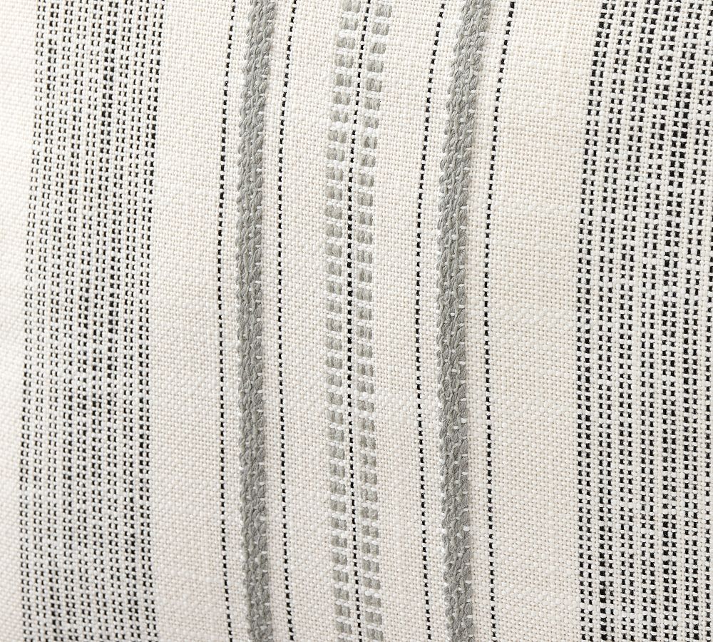 Pottery Barn Celine Striped Outdoor Performance Lumbar Pillow