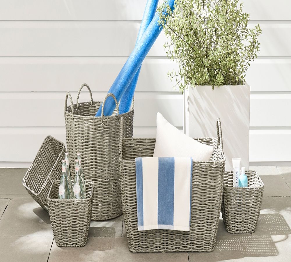 Pottery Barn Newport Handwoven Utility Baskets