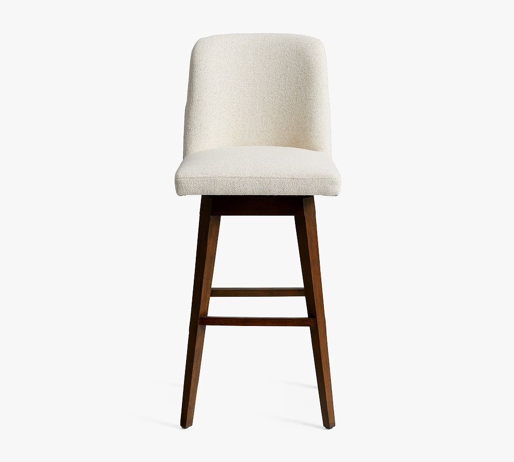 Pottery Barn Layton Upholstered Swivel Stool