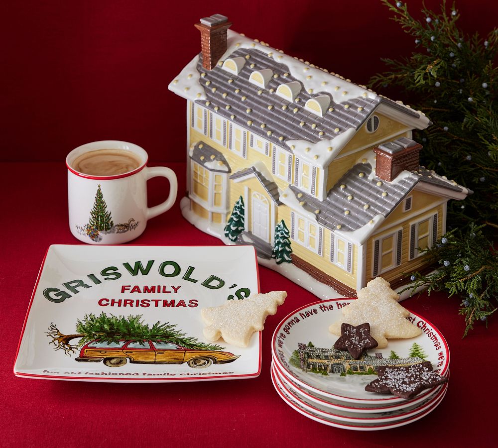 Pottery Barn National Lampoon&rsquo;s Christmas Vacation™ Decal Stoneware Mugs - Mixed Set of 2