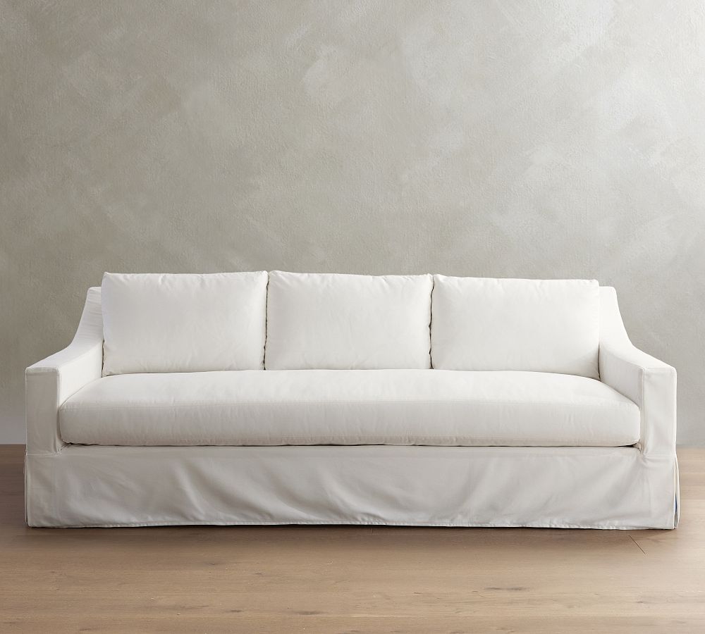 Pottery Barn York Slope Arm Slipcovered Sofa (60" - 108")