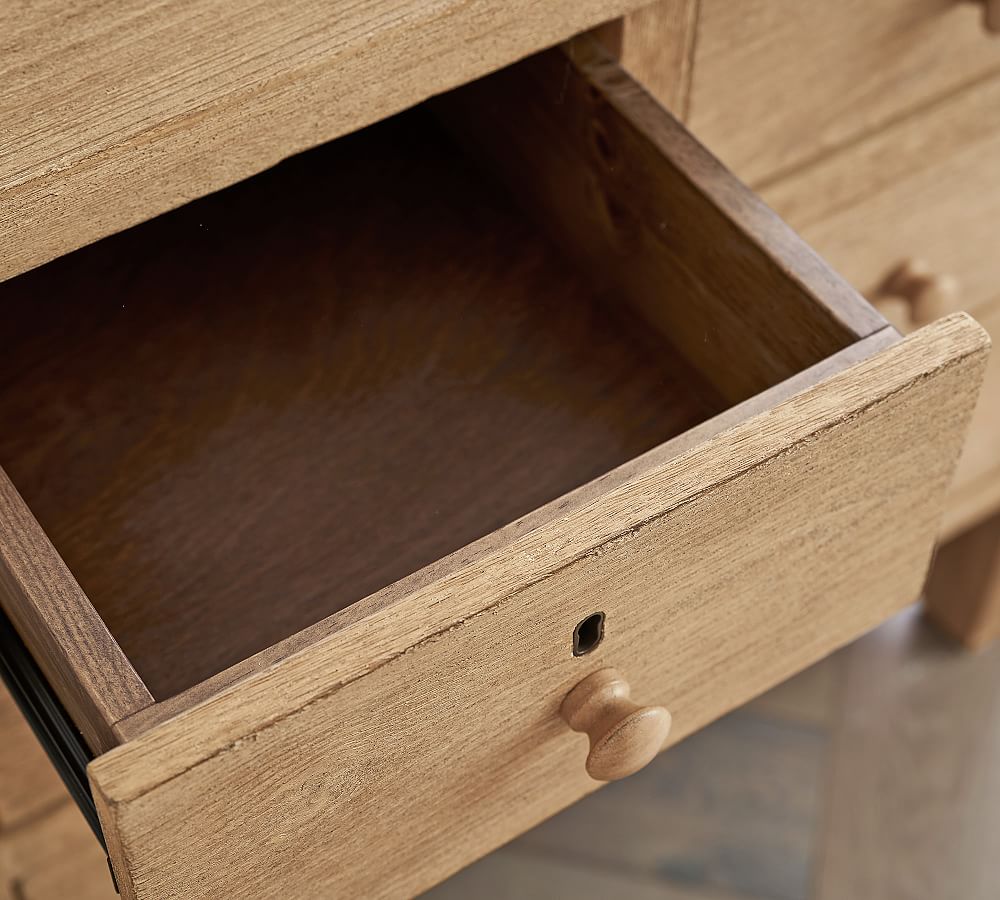 Pottery Barn Farmhouse 4-Drawer Nightstand (28.5")