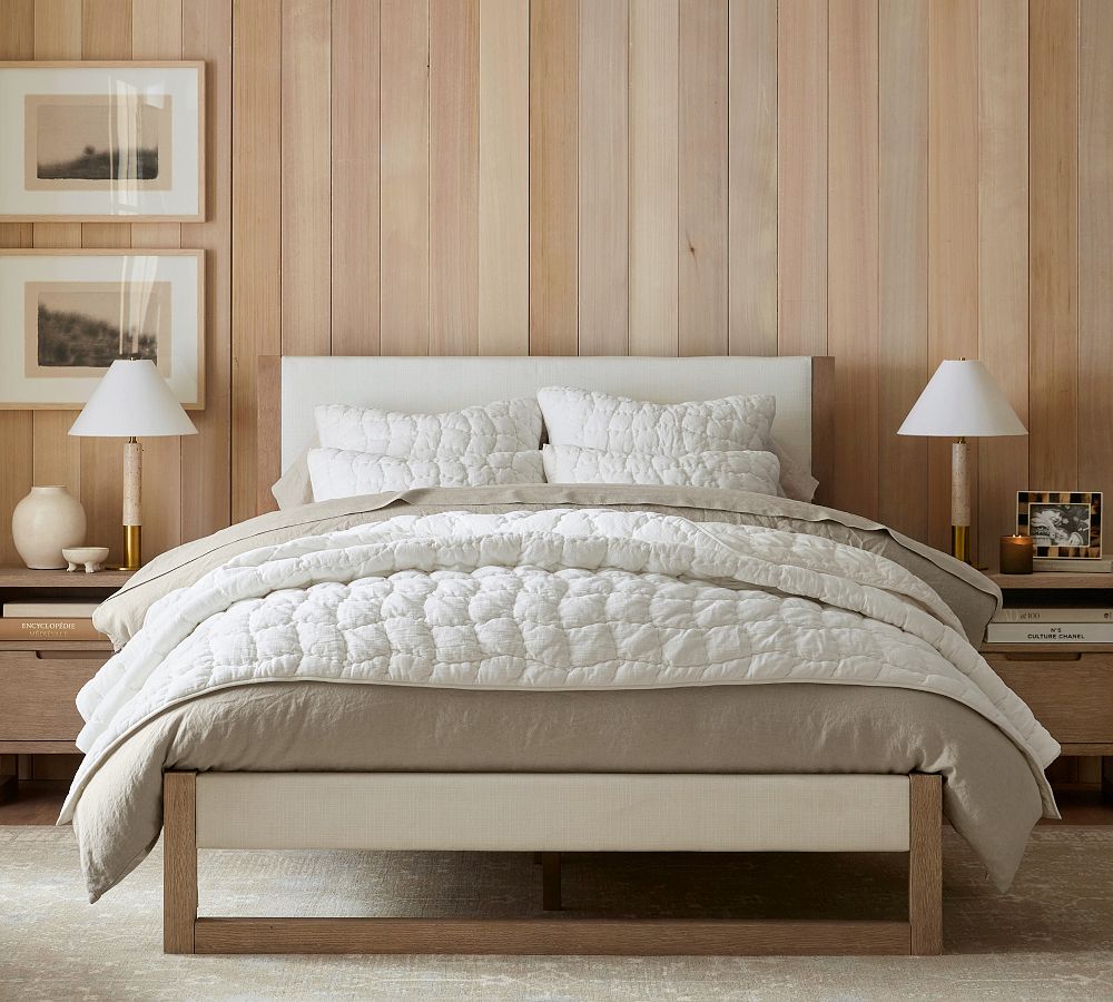 Pottery Barn Cozy Cloud Handcrafted Quilt