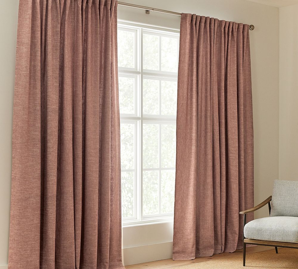 Pottery Barn Emery Linen Blackout Curtain