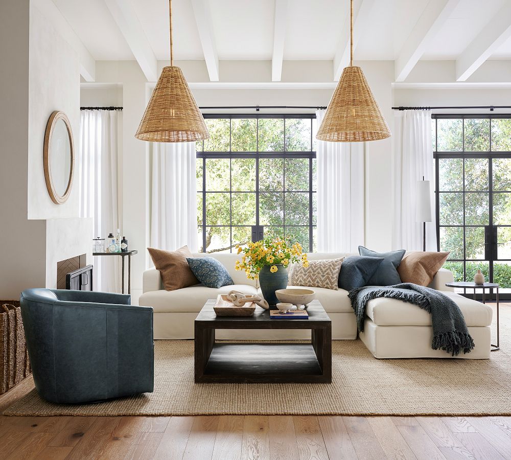 Pottery Barn Dreamy Handwoven Fringe Throw