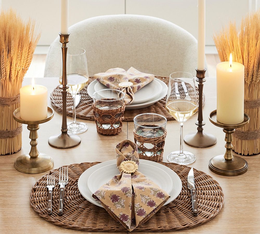 Pottery Barn Larkin Reactive Glaze Stoneware Salad Plates