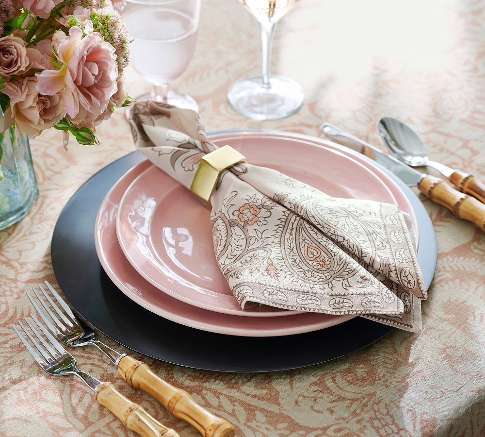 Pottery Barn Cambria Handcrafted Stoneware Dinner Plates