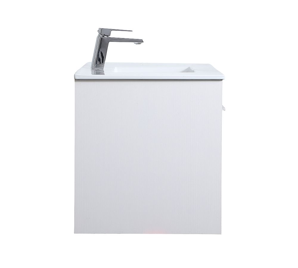 Pottery Barn Luc 24-36" Single Sink Floating Vanity with Doors