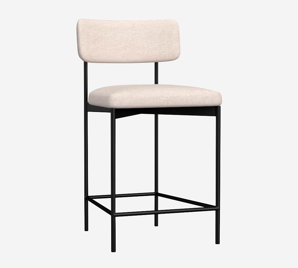 Pottery Barn Maison Upholstered Stool