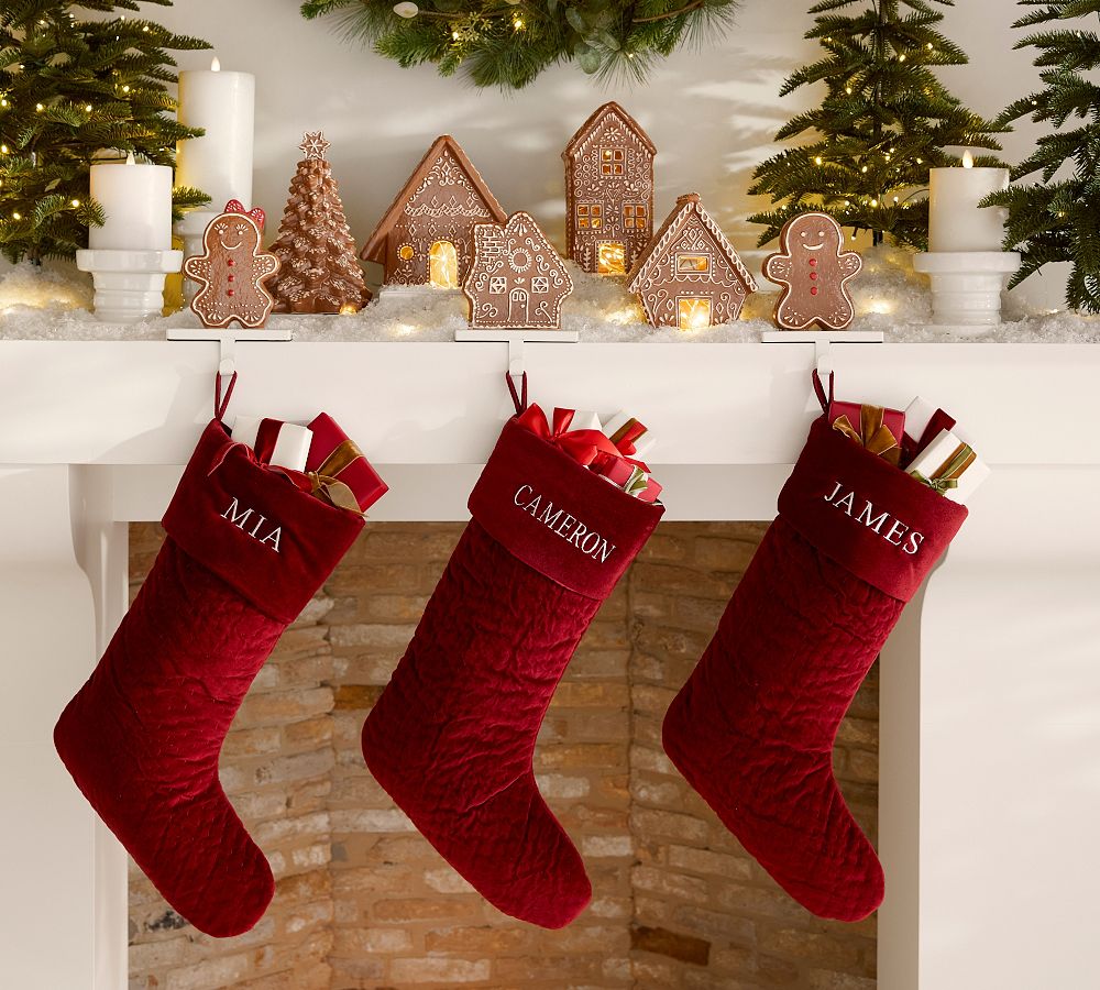 Pottery Barn Gingerbread Stocking Holder