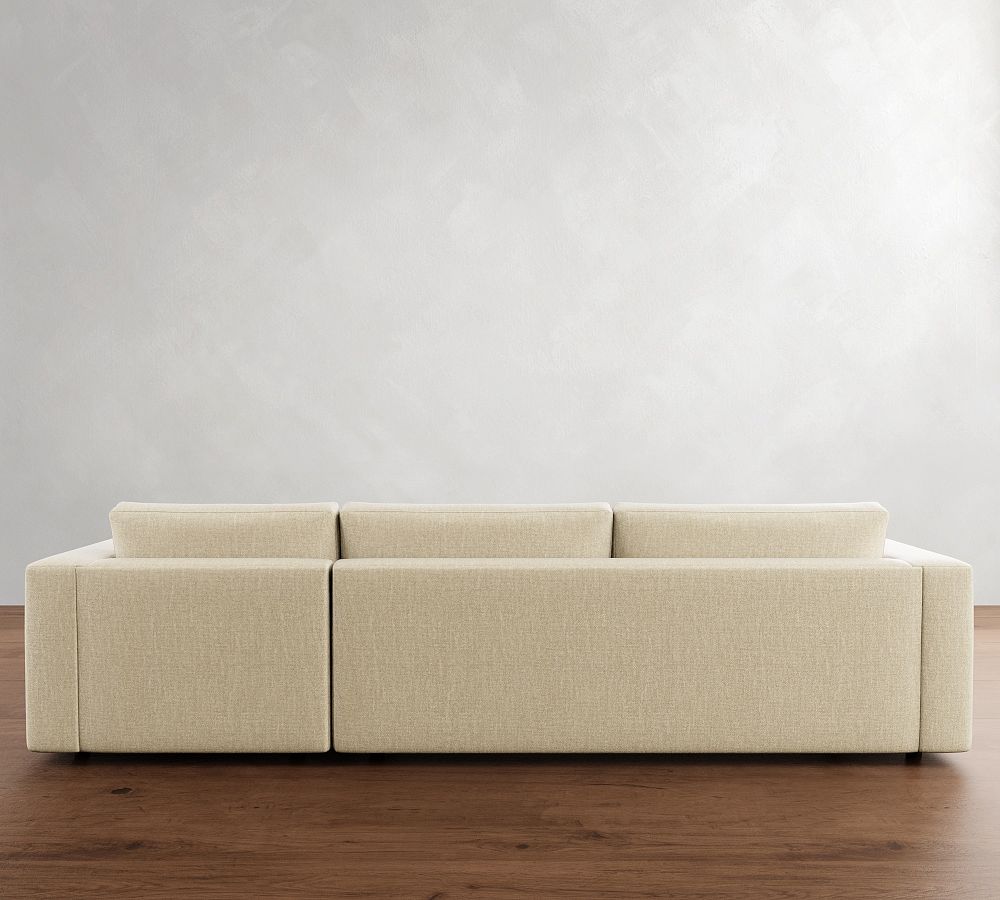 Pottery Barn Carmel Wide Arm Chaise Sectional (113"&ndash;135")