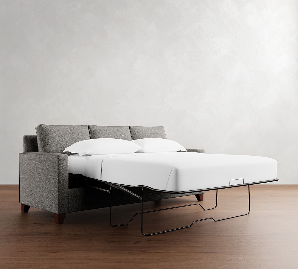 Pottery Barn Cameron Square Arm Sleeper Sofa with Air Topper (72"&ndash;86")