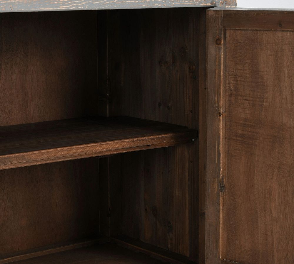 Pottery Barn Jovi Carved Reclaimed Wood Buffet (103.5")
