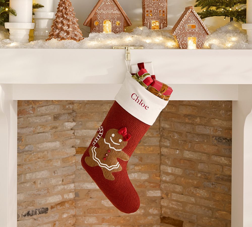 Pottery Barn Holiday Icons Crewel Stockings