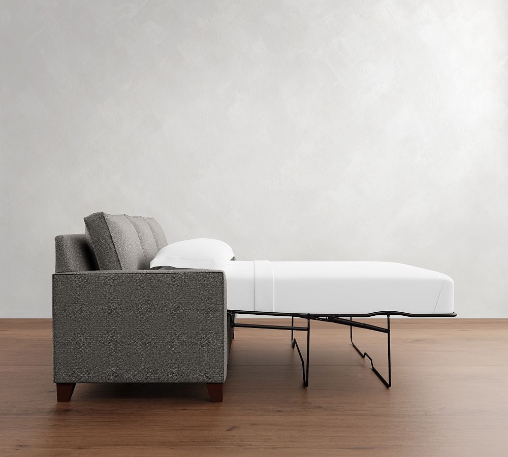 Pottery Barn Cameron Square Arm Sleeper Sofa with Air Topper (72"&ndash;86")