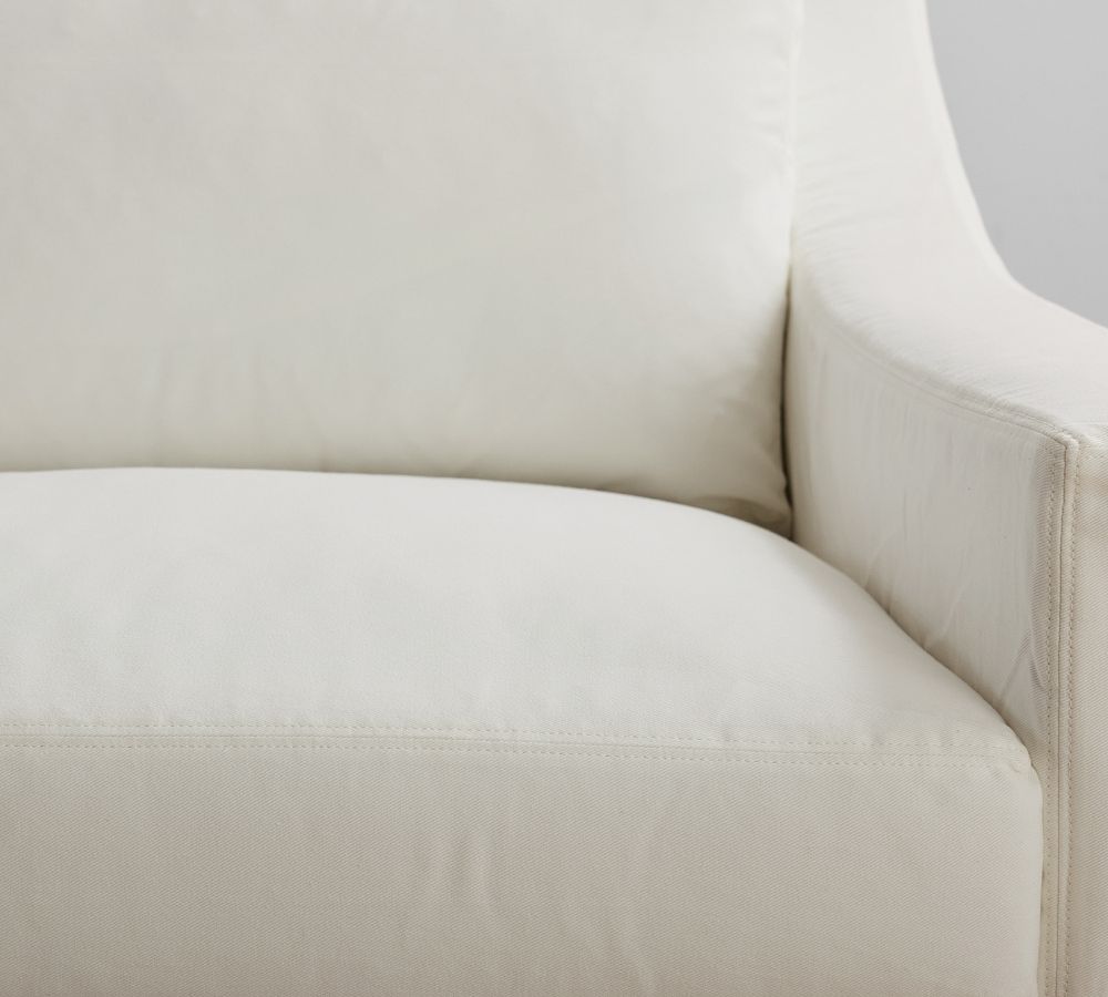 Pottery Barn York Slope Arm Slipcovered Sofa (60" - 108")