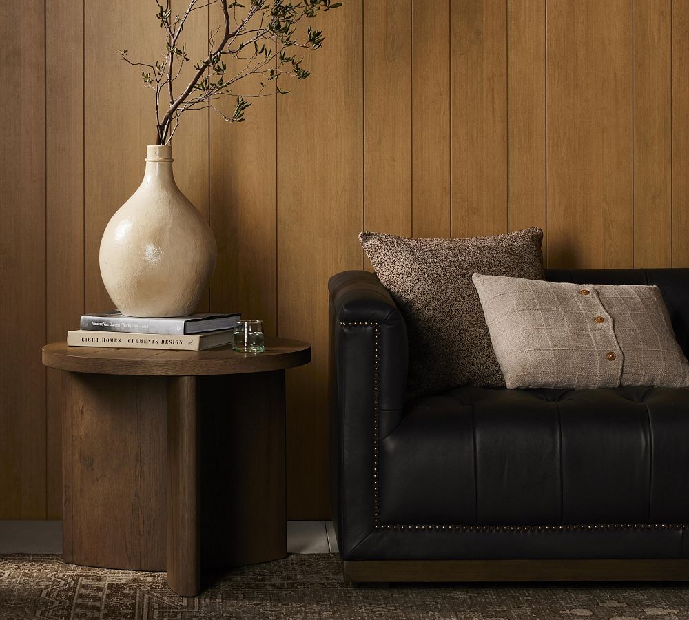 Pottery Barn Petra Round End Table (25")