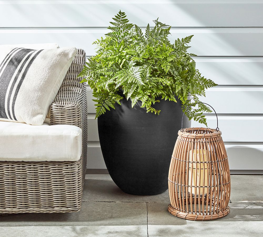 Pottery Barn Artisan Hand Painted Terracotta Outdoor Planters