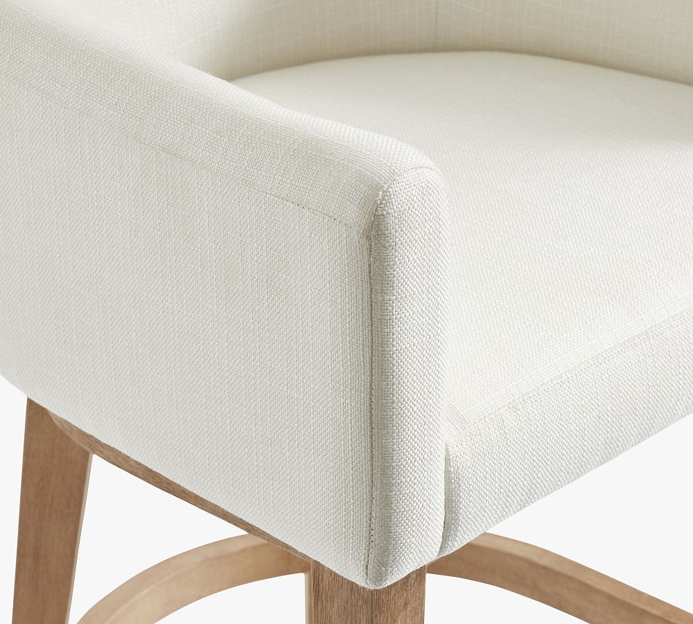 Pottery Barn Gideon Upholstered Stool