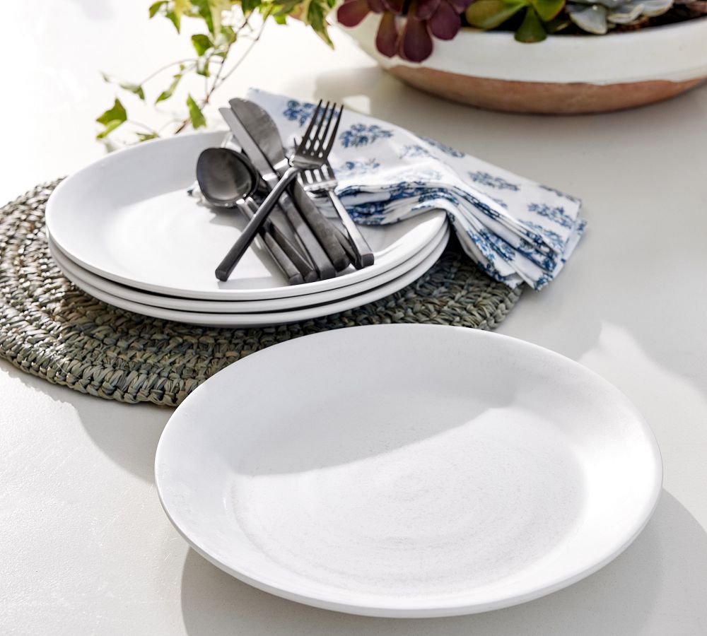 Pottery Barn Larkin Outdoor Melamine Dinner Plates