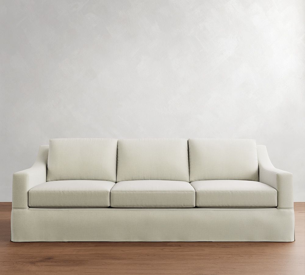 Pottery Barn York Slope Arm Slipcovered Sofa (60" - 108")