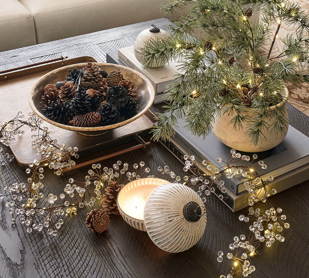 Pottery Barn Ornament Shaped Scented Candles