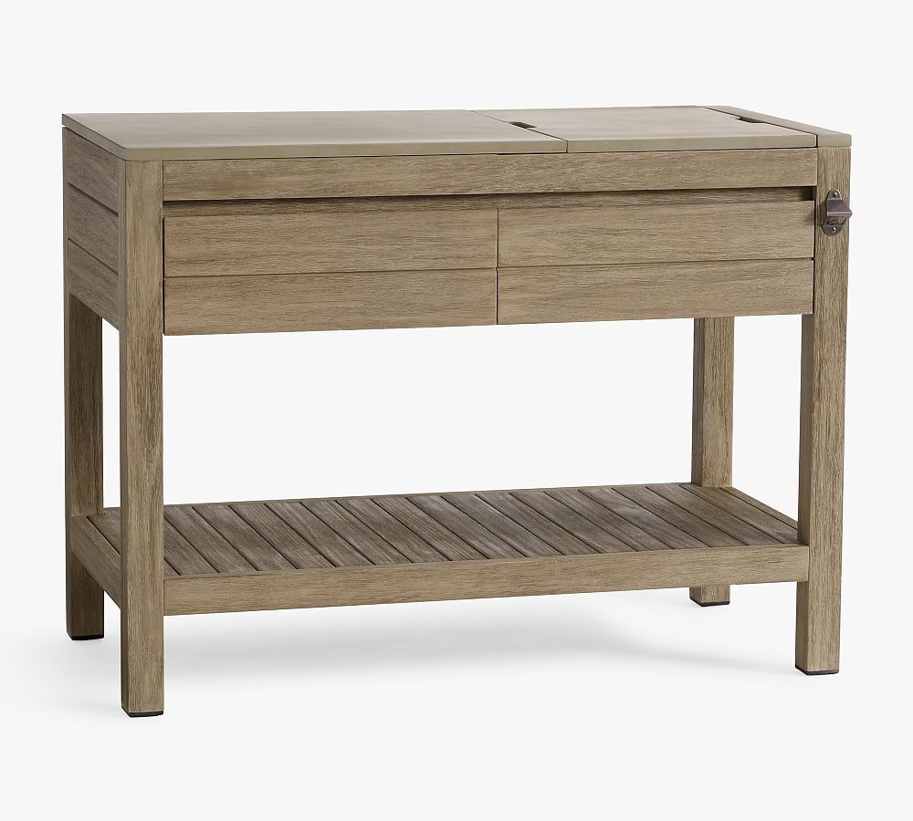 Pottery Barn Indio Eucalyptus Outdoor Kitchen Island (48")