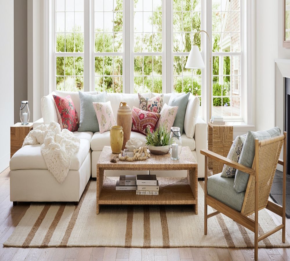 Pottery Barn Dream Wide Arm Modular Chaise Sectional - Storage Available (129"&ndash;172")