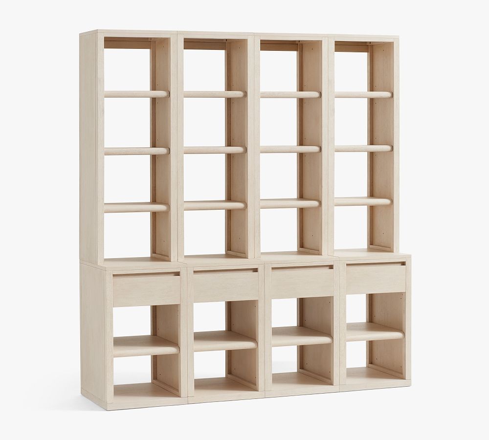 Pottery Barn Cayman 72&rsquo;&rsquo; Shelf with Cabinet​