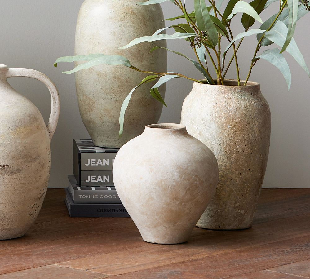 Pottery Barn Artisan Handcrafted Terracotta Vase