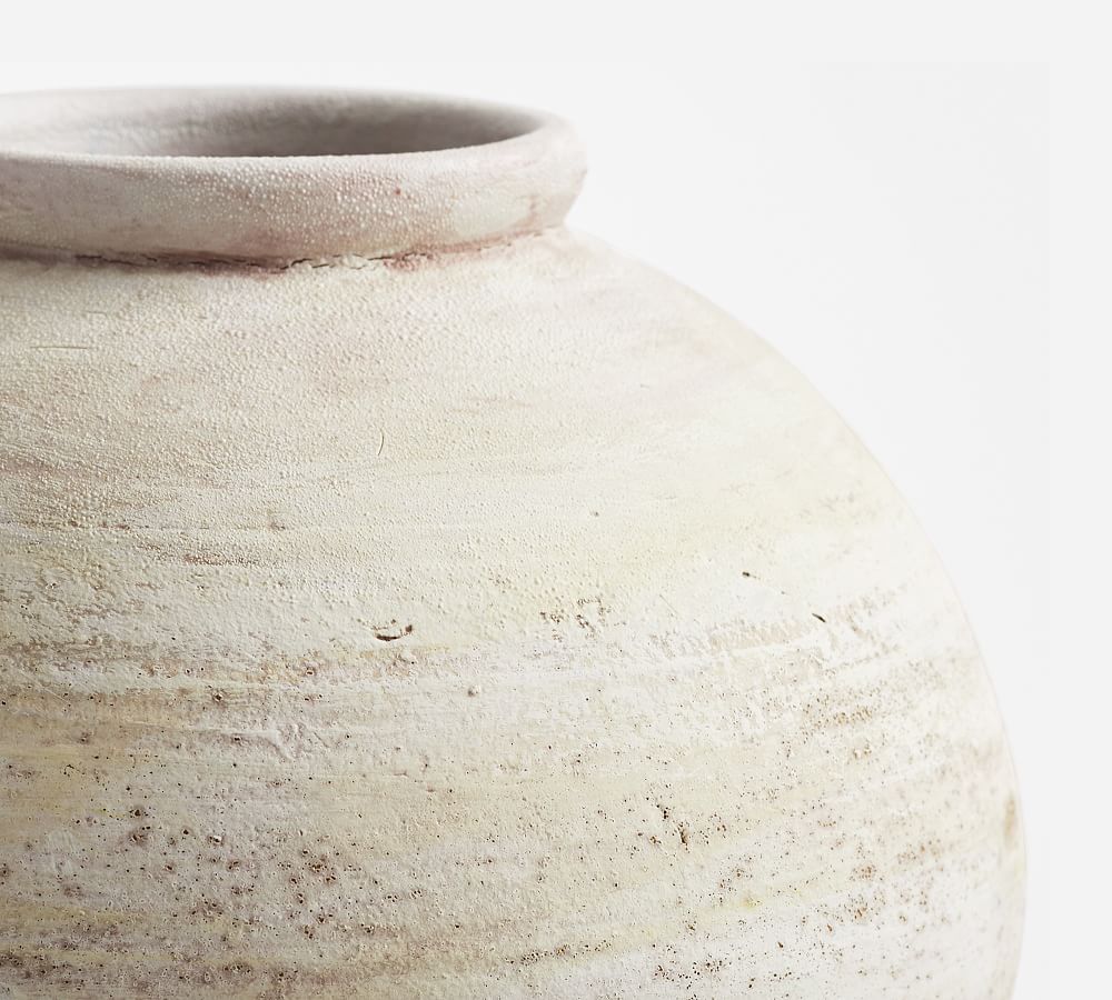 Pottery Barn Artisan Handcrafted Terracotta Vase