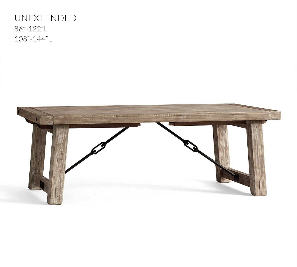 Pottery Barn Benchwright Extending Dining Table (60"-72")