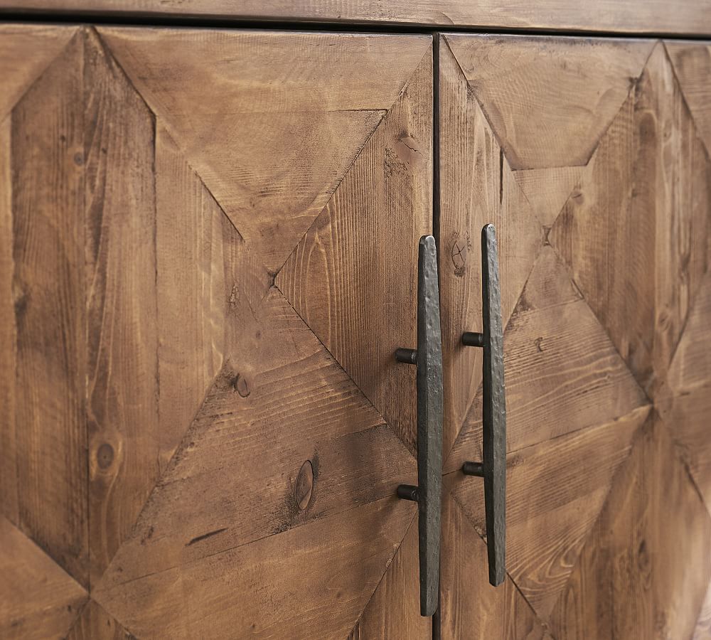 Pottery Barn Jovi Carved Reclaimed Wood Buffet (103.5")